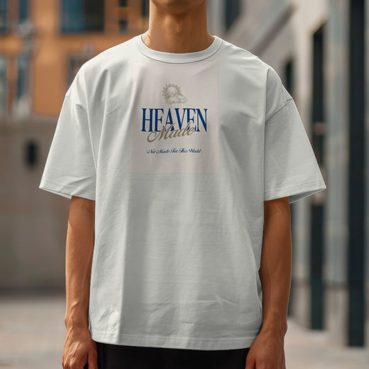 DROP SHOLDER WHITE T-SHIRT